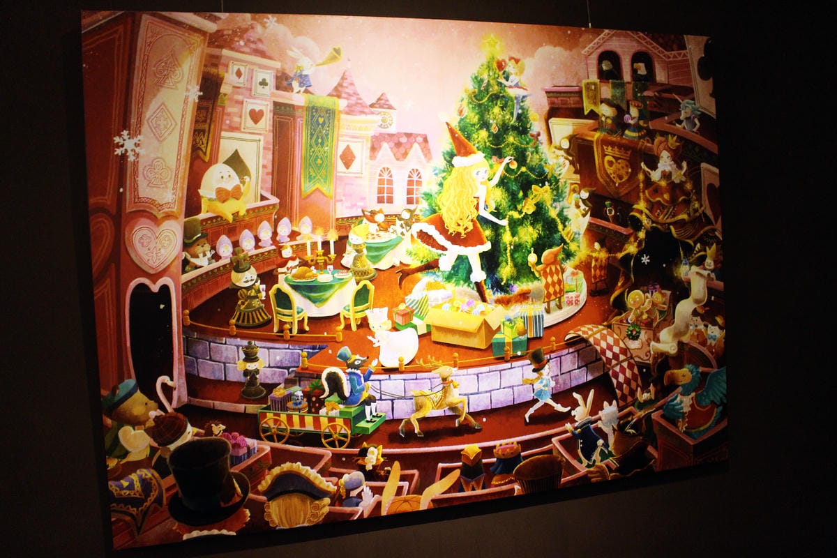 愛麗絲Christmas Window Display