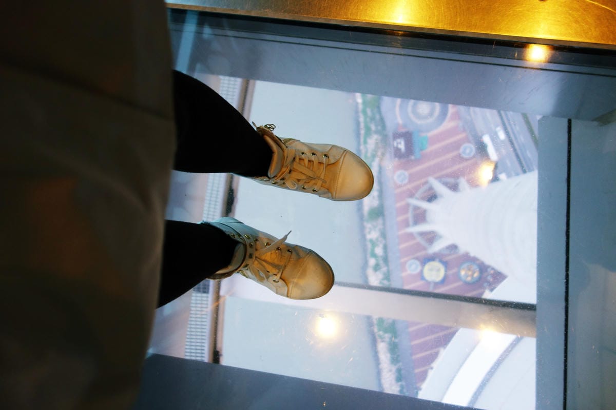 澳門旅遊塔61樓戶外觀光樓層