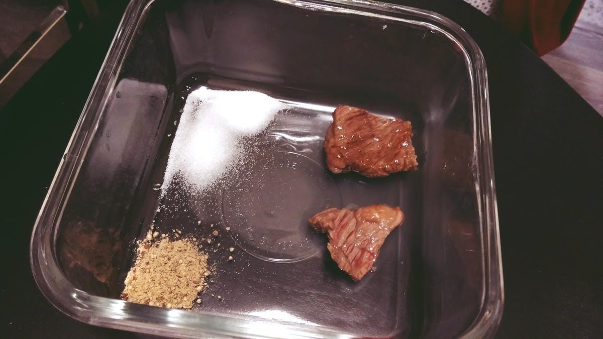 牛肉の料理