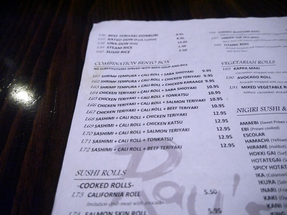 Ray's Sushi 通天閣 Ray's Sushi 通天閣