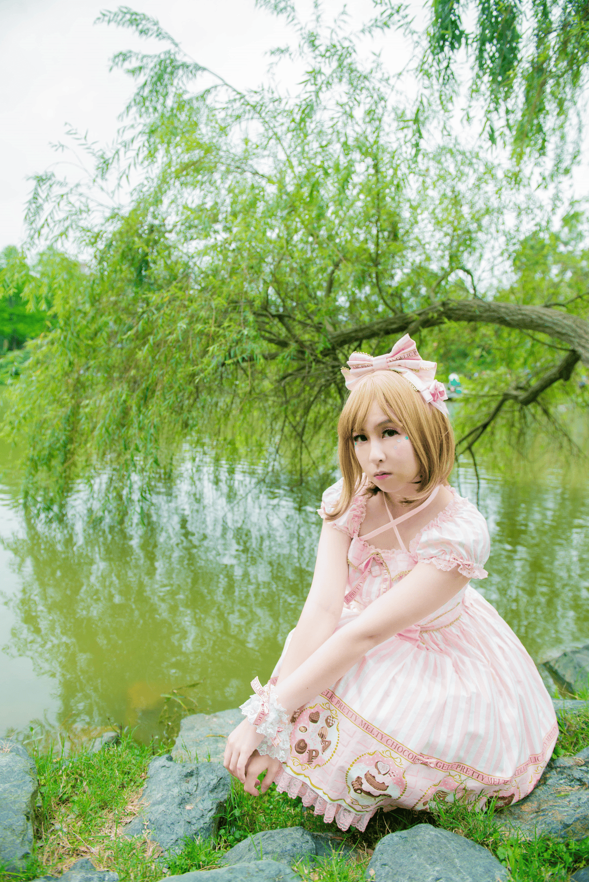 花見。湖畔野餐聚 花見。湖畔野餐聚