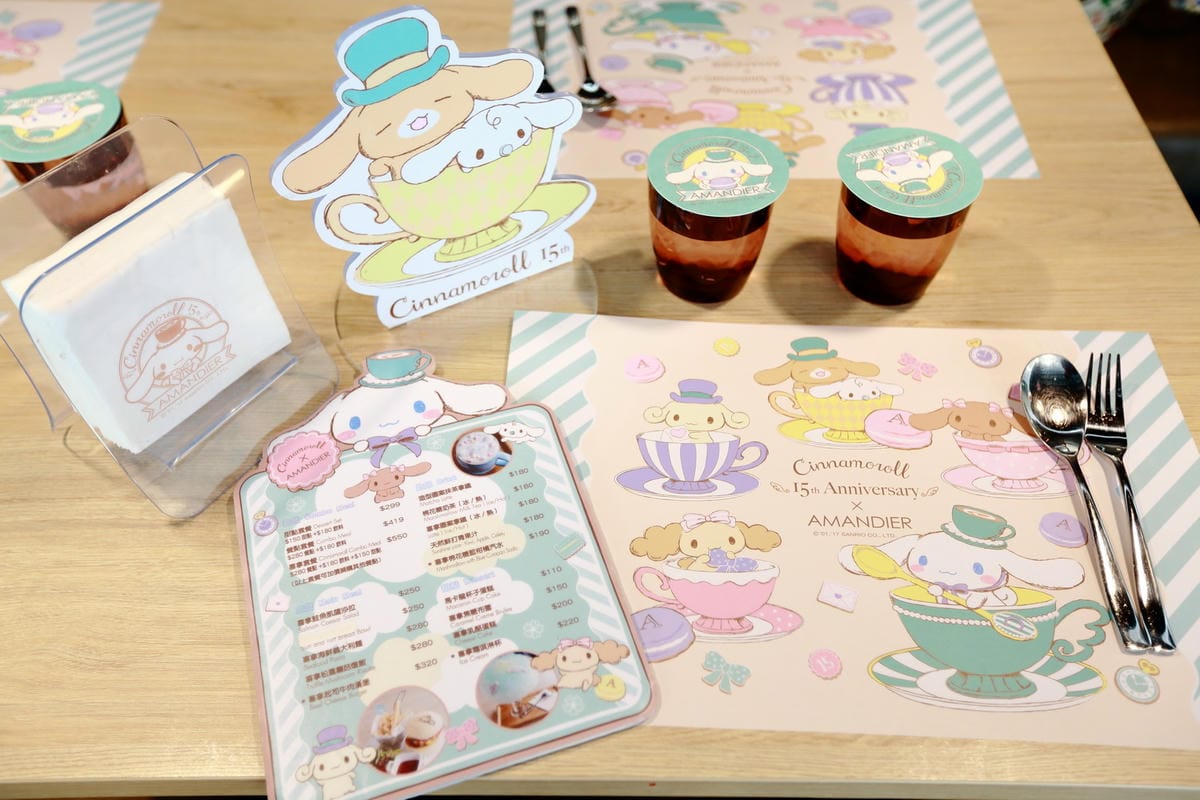 Cinnamoroll X Amandier 大耳狗喜拿期間限定咖啡廳 Cinnamoroll X Amandier 大耳狗喜拿期間限定咖啡廳