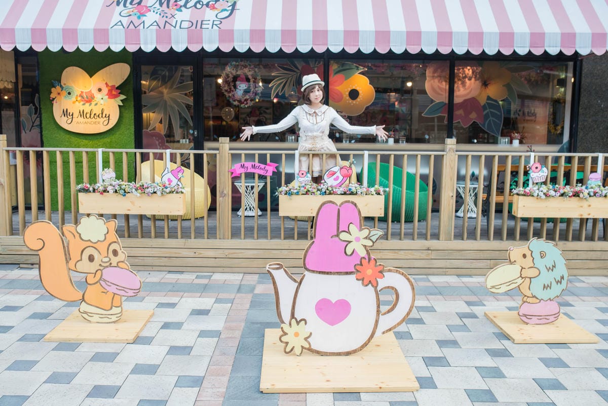 My Melody X Amandier 美樂蒂花草風期間限定咖啡廳 My Melody X Amandier 美樂蒂花草風期間限定咖啡廳