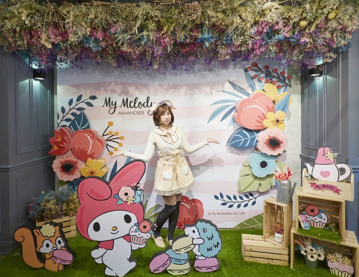 My Melody X Amandier 美樂蒂花草風期間限定咖啡廳 My Melody X Amandier 美樂蒂花草風期間限定咖啡廳