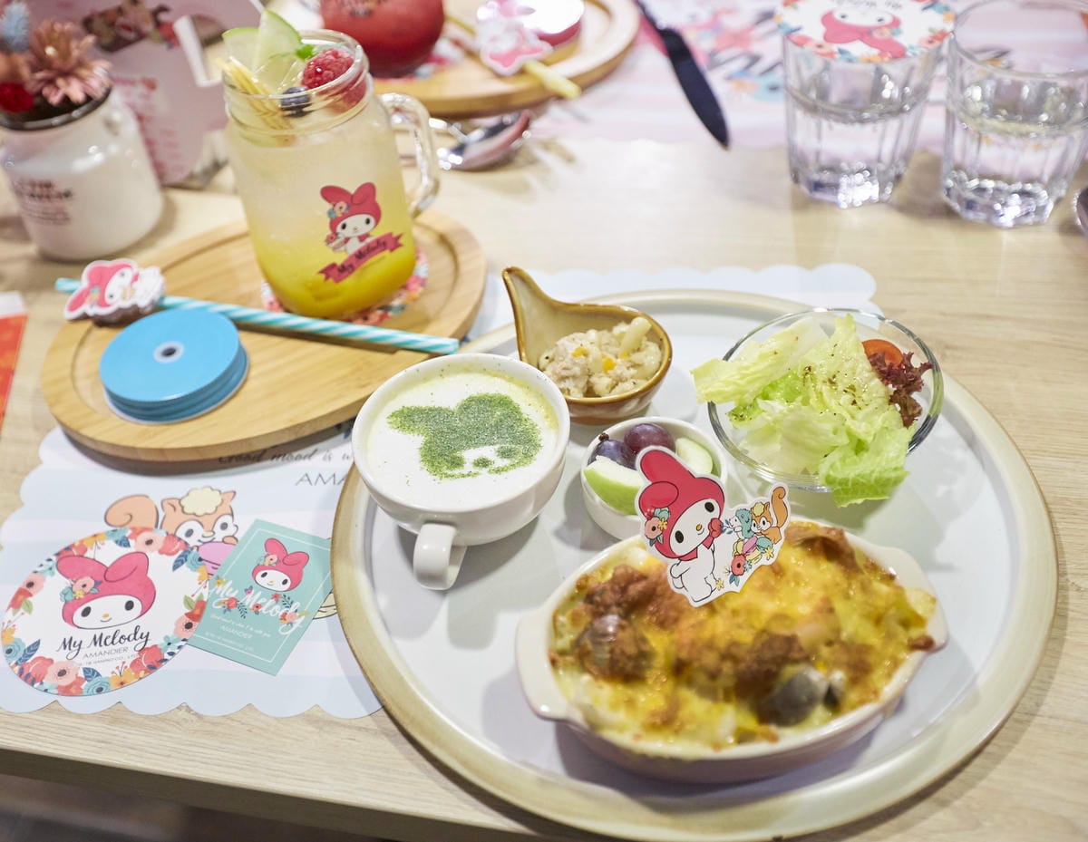 My Melody X Amandier 美樂蒂花草風期間限定咖啡廳 My Melody X Amandier 美樂蒂花草風期間限定咖啡廳