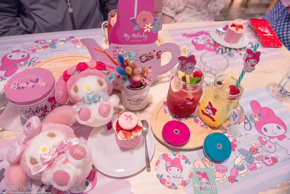 My Melody X Amandier 美樂蒂花草風期間限定咖啡廳 My Melody X Amandier 美樂蒂花草風期間限定咖啡廳