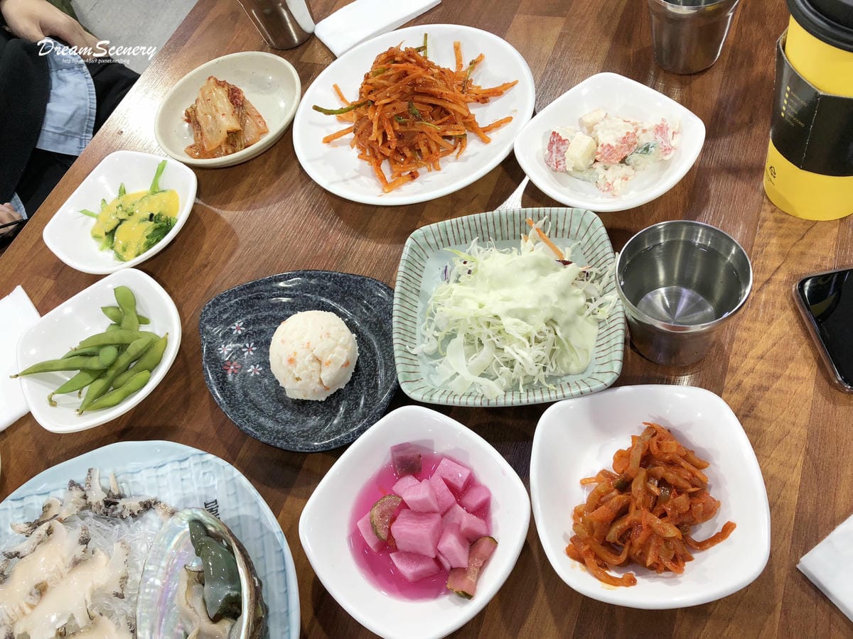 【韓國-釜山】札嘎其市場│新鮮海鮮料理│ 洣鼎生魚片店