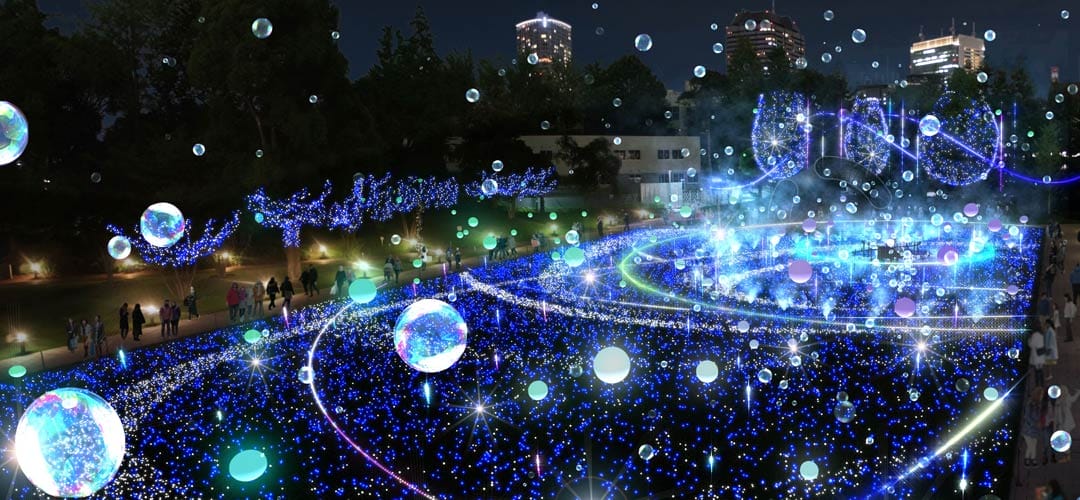 イルミネーション_東京ミッドタウン「しゃぼん玉イルミネーション」_PC
