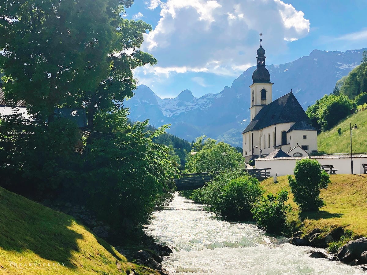 Kirche Ramsau St. Sebastian 藍紹 Kirche Ramsau St. Sebastian 藍紹