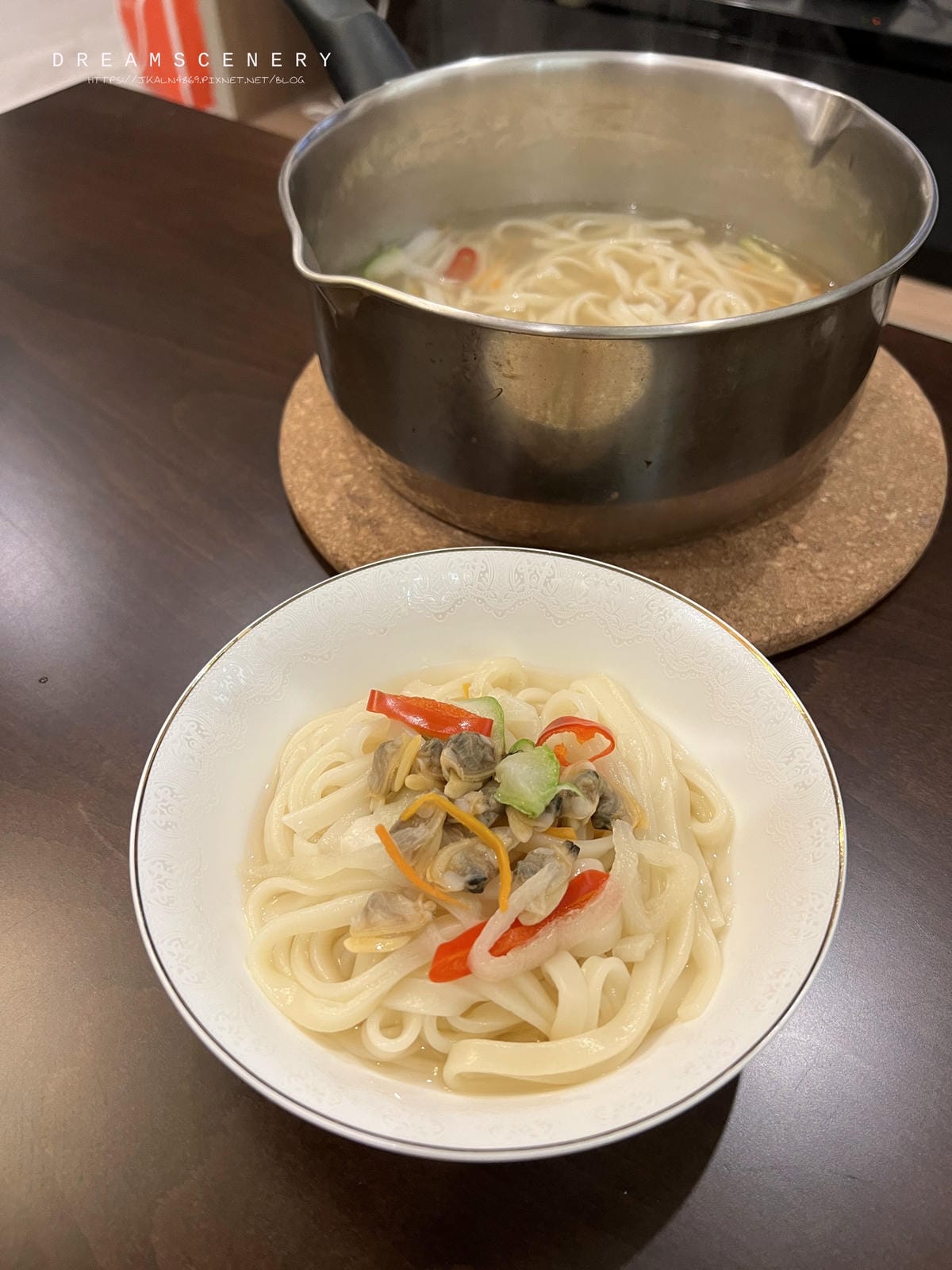 韓式蛤蜊湯麵 韓式蛤蜊湯麵