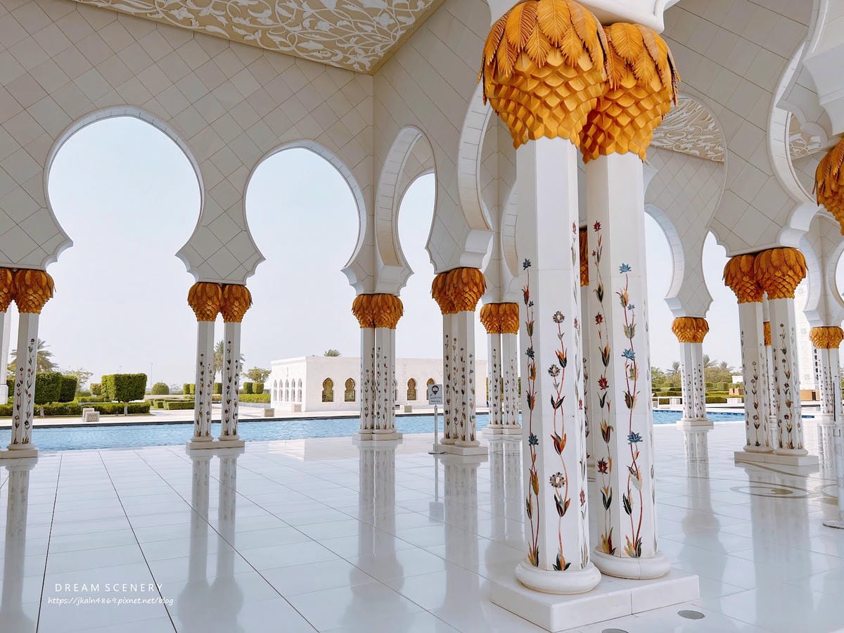 【杜拜-Abu Dhabi】世界上最大的清真寺之一│謝赫扎耶 【杜拜-Abu Dhabi】世界上最大的清真寺之一│謝赫扎耶