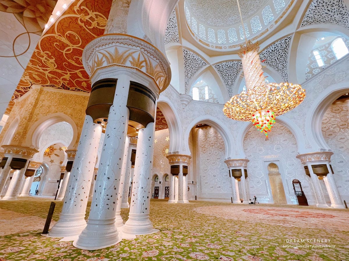 【杜拜-Abu Dhabi】世界上最大的清真寺之一│謝赫扎耶 【杜拜-Abu Dhabi】世界上最大的清真寺之一│謝赫扎耶
