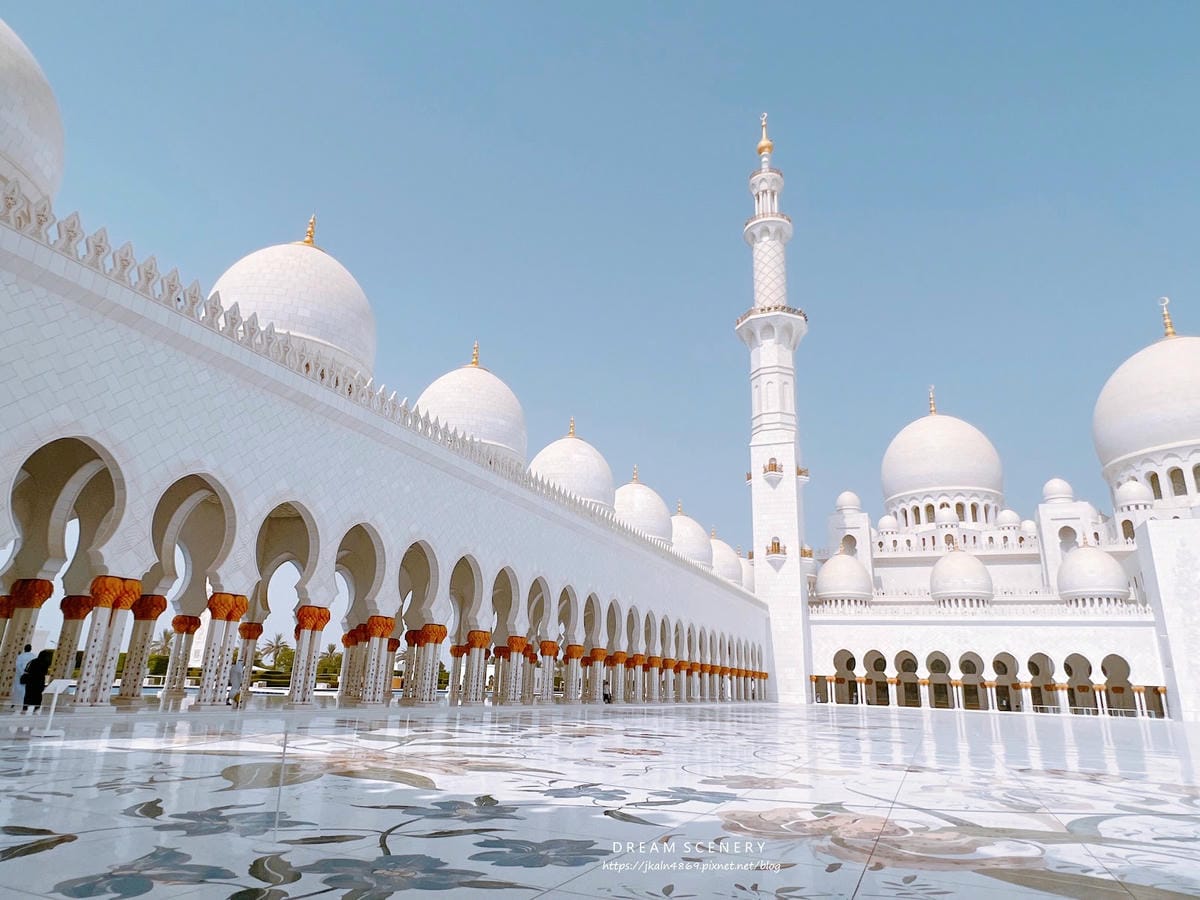 【杜拜-Abu Dhabi】世界上最大的清真寺之一│謝赫扎耶 【杜拜-Abu Dhabi】世界上最大的清真寺之一│謝赫扎耶