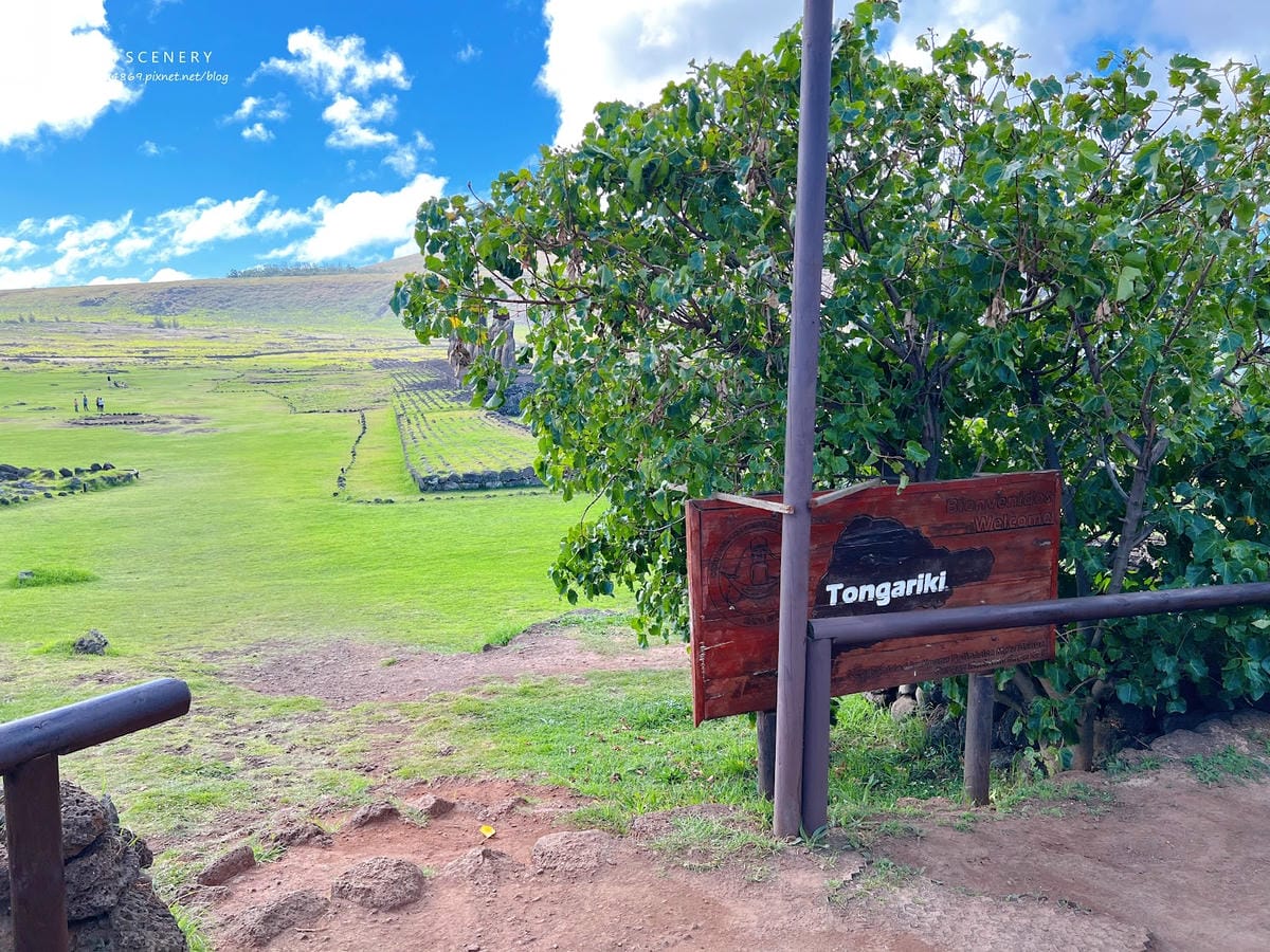 【智利-Easter Island】復活節島上最大的石像平台 【智利-Easter Island】復活節島上最大的石像平台