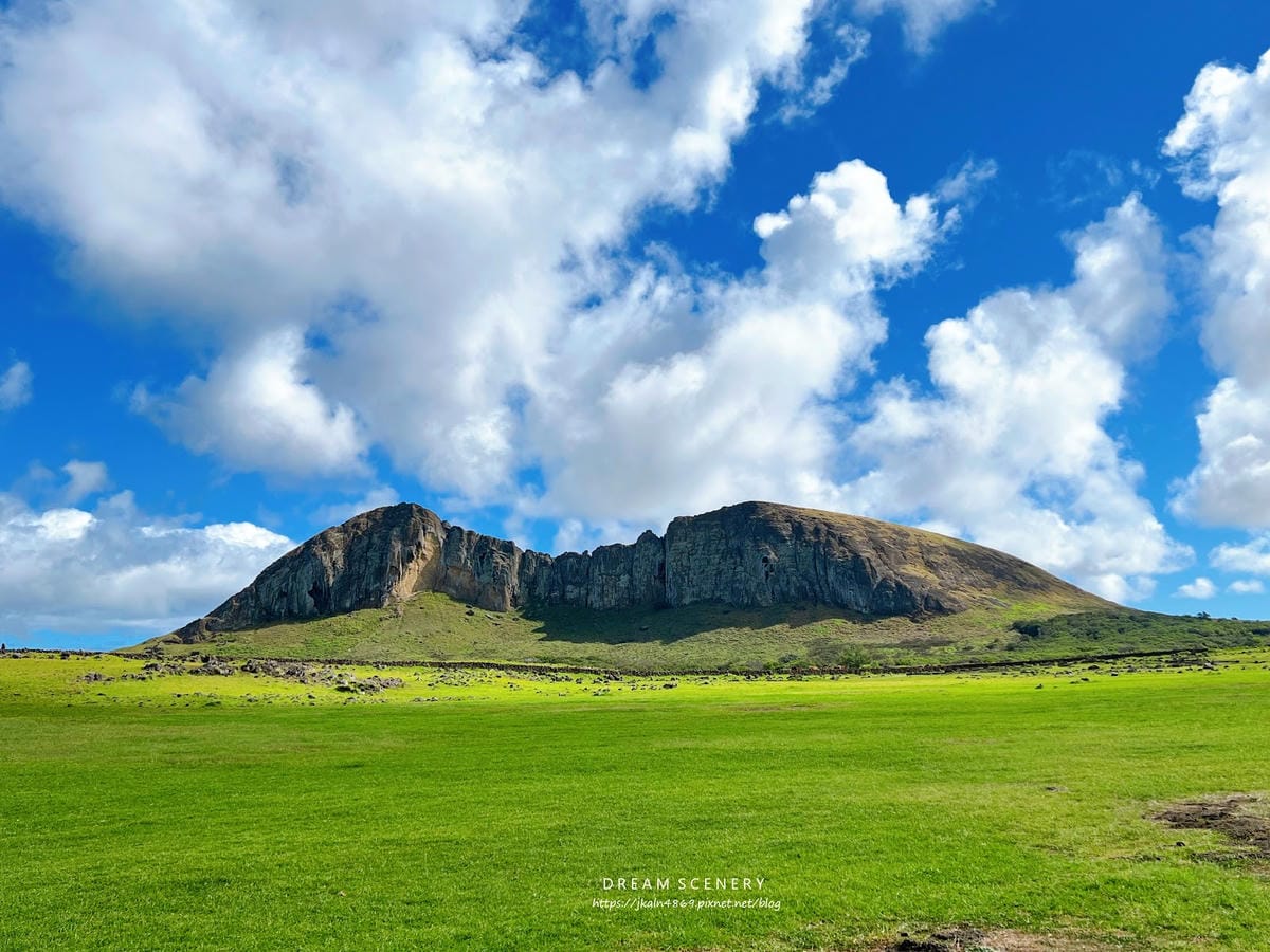 【智利-Easter Island】復活節島上最大的石像平台 【智利-Easter Island】復活節島上最大的石像平台