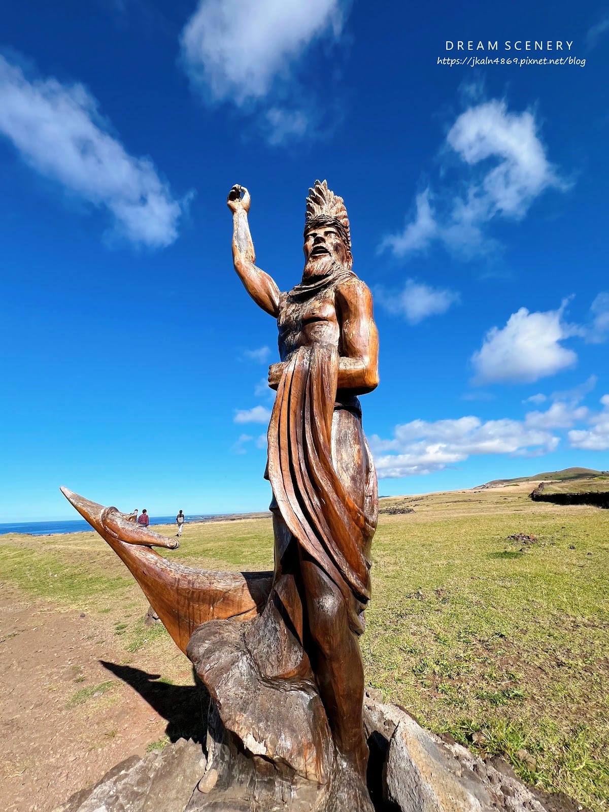 【智利-Easter Island】復活節島的祭祀平台之一 