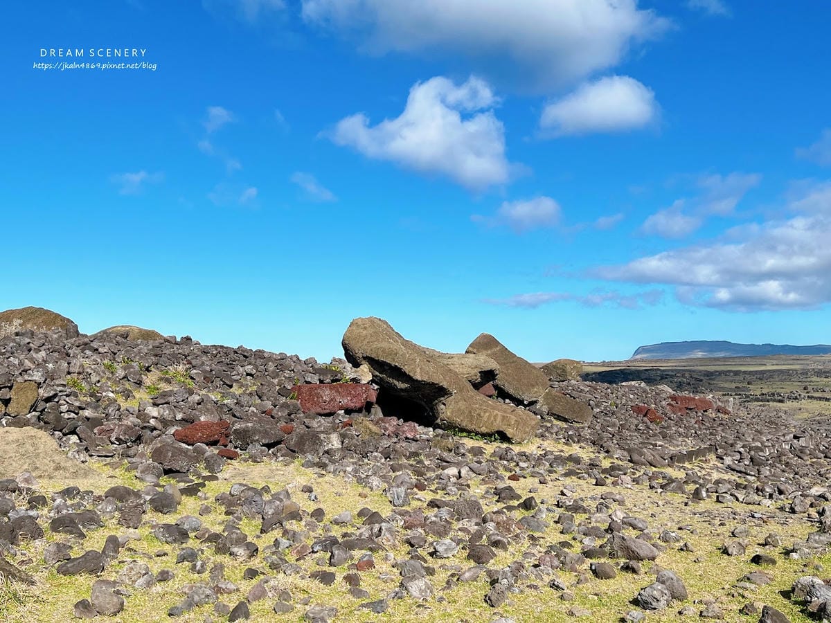 【智利-Easter Island】復活節島的祭祀平台之一 