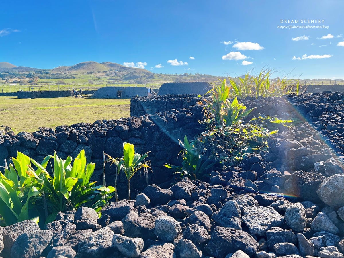 【智利-Easter Island】復活節島的祭祀平台之一 