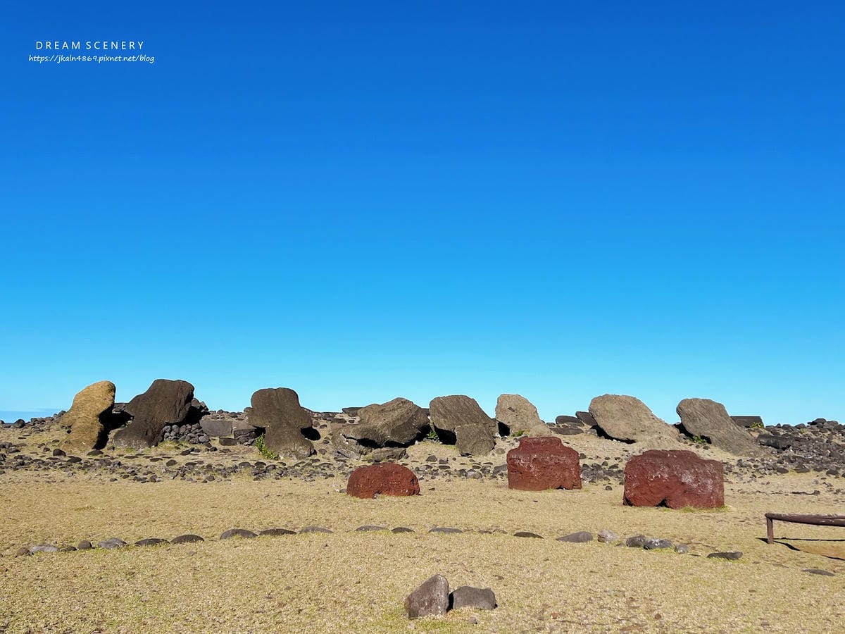 【智利-Easter Island】復活節島的祭祀平台之一 