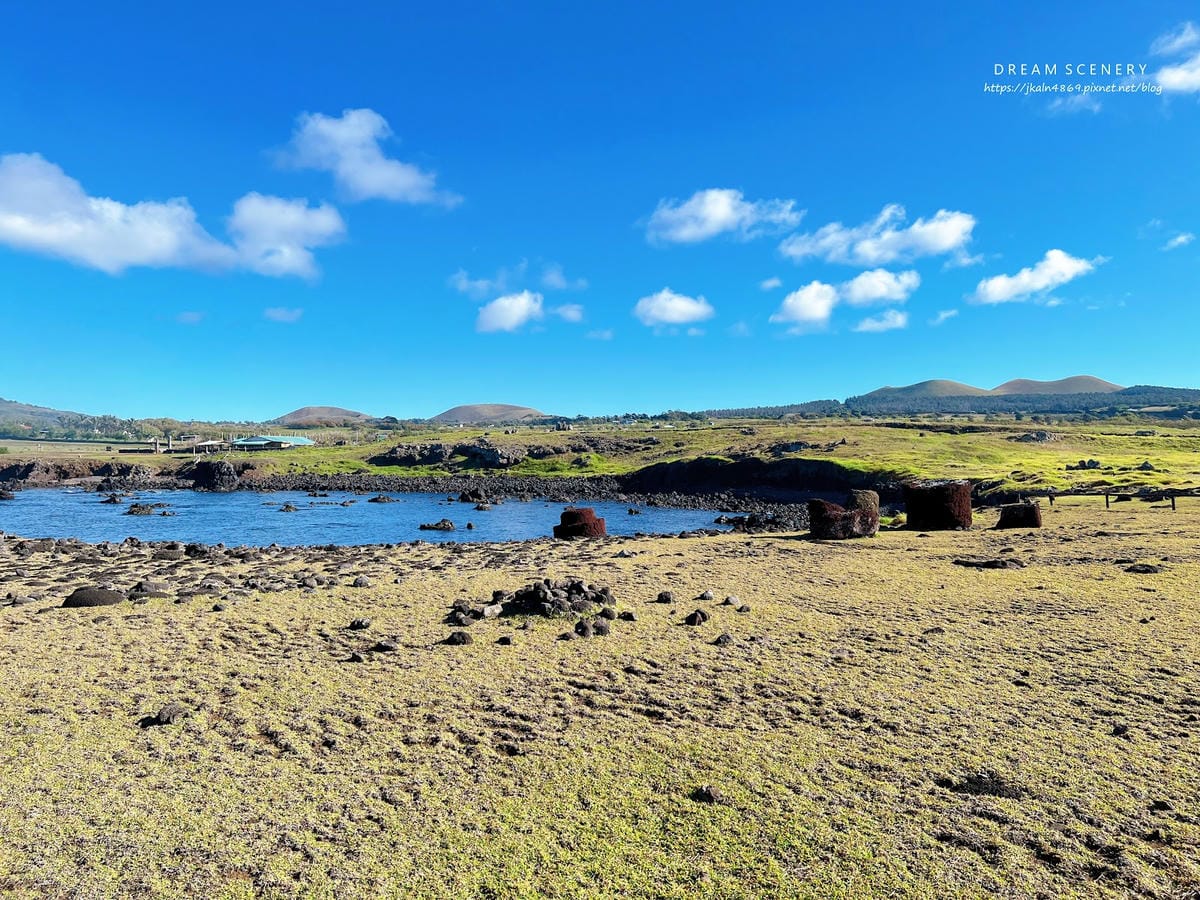 【智利-Easter Island】復活節島的祭祀平台之一 