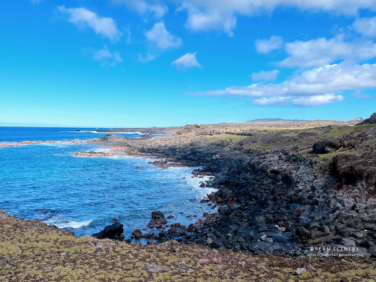 【智利-Easter Island】復活節島的祭祀平台之一 