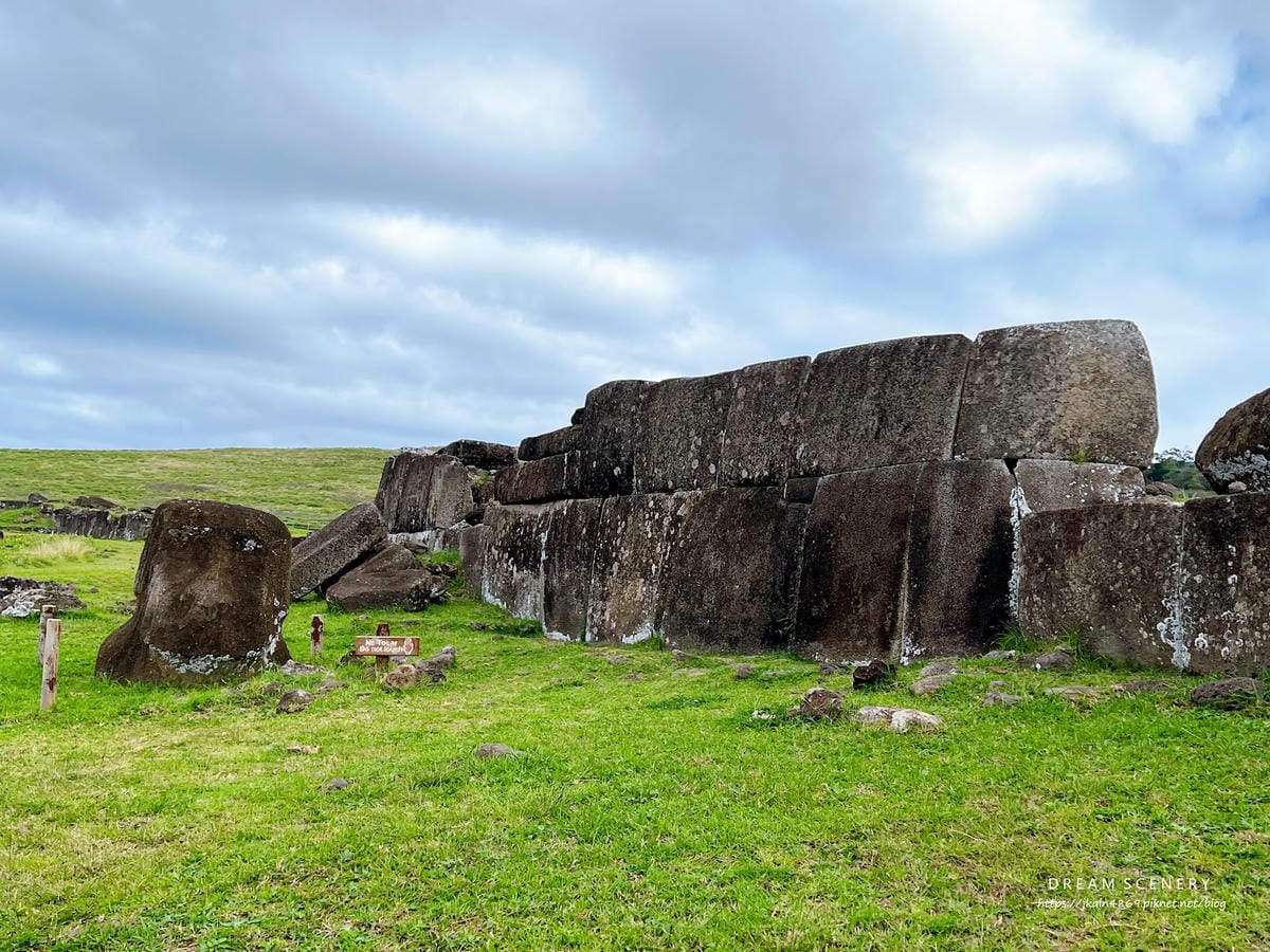 【智利-Easter Island】復活節島精湛的石牆建築 【智利-Easter Island】復活節島精湛的石牆建築