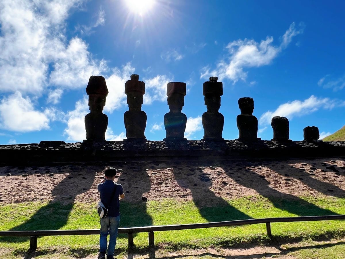 【智利-Easter Island】復活節島上最著名的阿納克 【智利-Easter Island】復活節島上最著名的阿納克