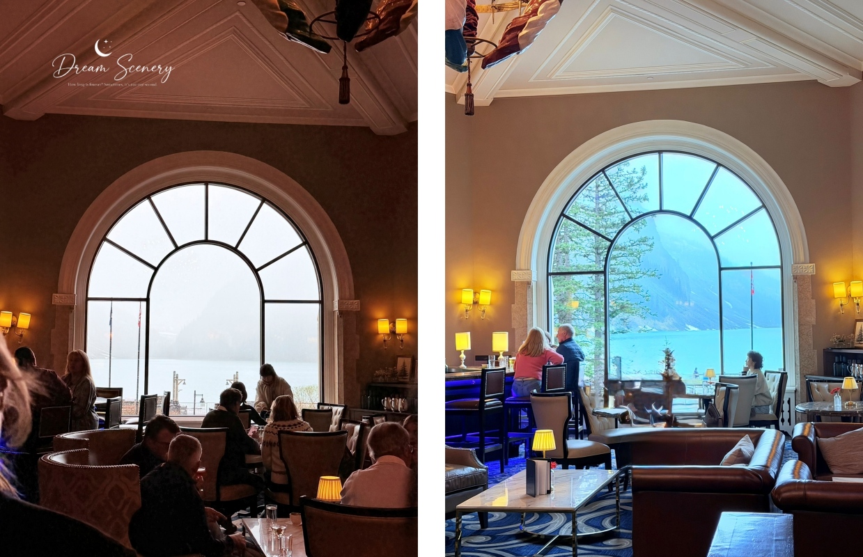 【加拿大-Banff】湖景第一排的晚餐時光｜Fairmont Chateau Lake Louise Lakeview Lounge晚餐體驗