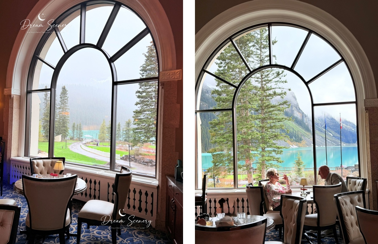 【加拿大-Banff】湖景第一排的晚餐時光｜Fairmont Chateau Lake Louise Lakeview Lounge晚餐體驗