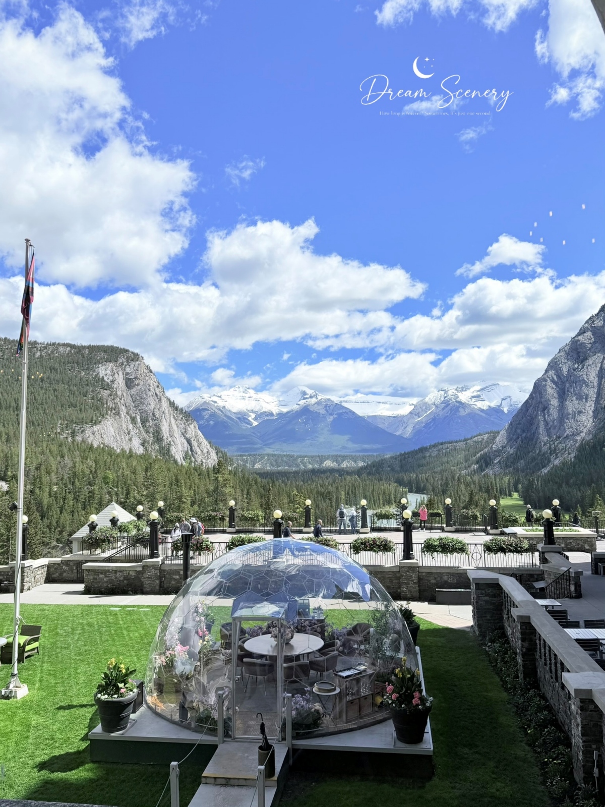 【加拿大-Banff】走進落磯山脈中的城堡，探索古典大廳與山谷花園｜Fairmont Banff Springs