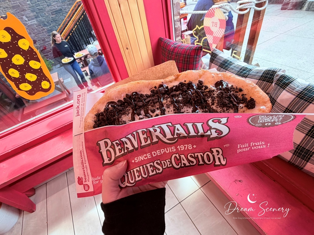 【加拿大-Banff】漫步班夫小鎮，欣賞洛磯山脈風光與特色街景｜BeavTails、COWS Ice Cream