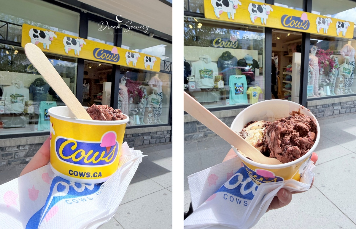 【加拿大-Banff】漫步班夫小鎮，欣賞洛磯山脈風光與特色街景｜BeavTails、COWS Ice Cream